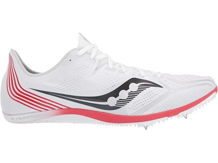 Saucony Men’s Endorphin 3 (1 - White/Vizi Red) 3 Saucony Men’s Endorphin 3 (1 - White/Vizi Red)