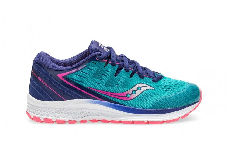 Saucony Kid's Guide ISO 2 (6 - Teal/Pink) 3 Saucony Kid's Guide ISO 2 (6 - Teal/Pink)