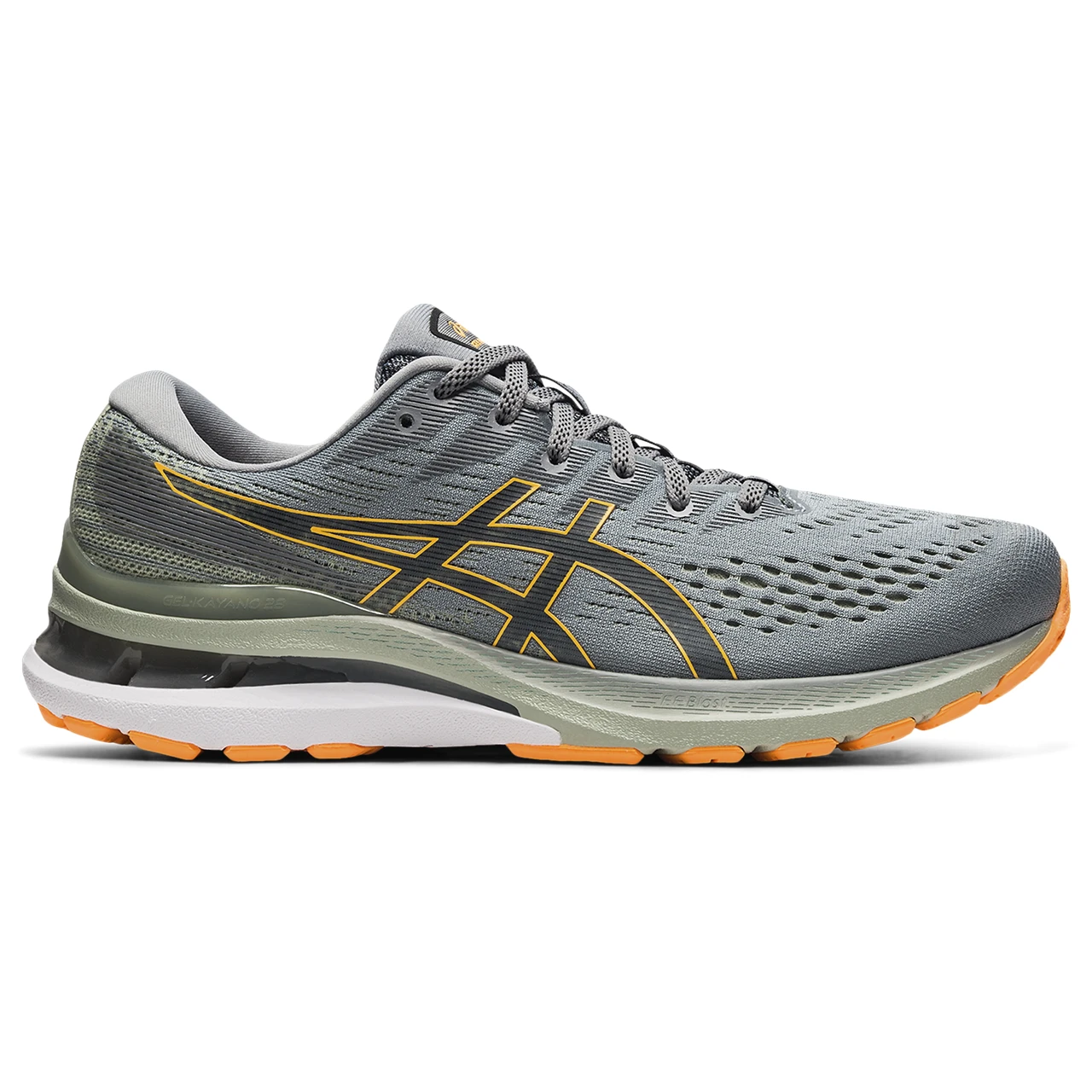 Asics Men's Gel-Kayano 28 (020 - Sheetrock/Orange Pop) 3 Asics Men's Gel-Kayano 28 (020 - Sheetrock/Orange Pop)