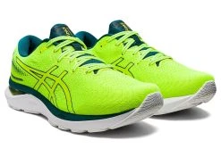 Asics Men's Gel-Cumulus 24 (750 - Safety Yellow/Velvet Pine) -Swiftwick Shop 1011B366 750 SB FR GLB 1024x768