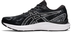 Asics Women’s Gel-Cumulus 23 WIDE (001 - Black/White) -Swiftwick Shop 1012A889 001 SR LT AOP 3258x1500