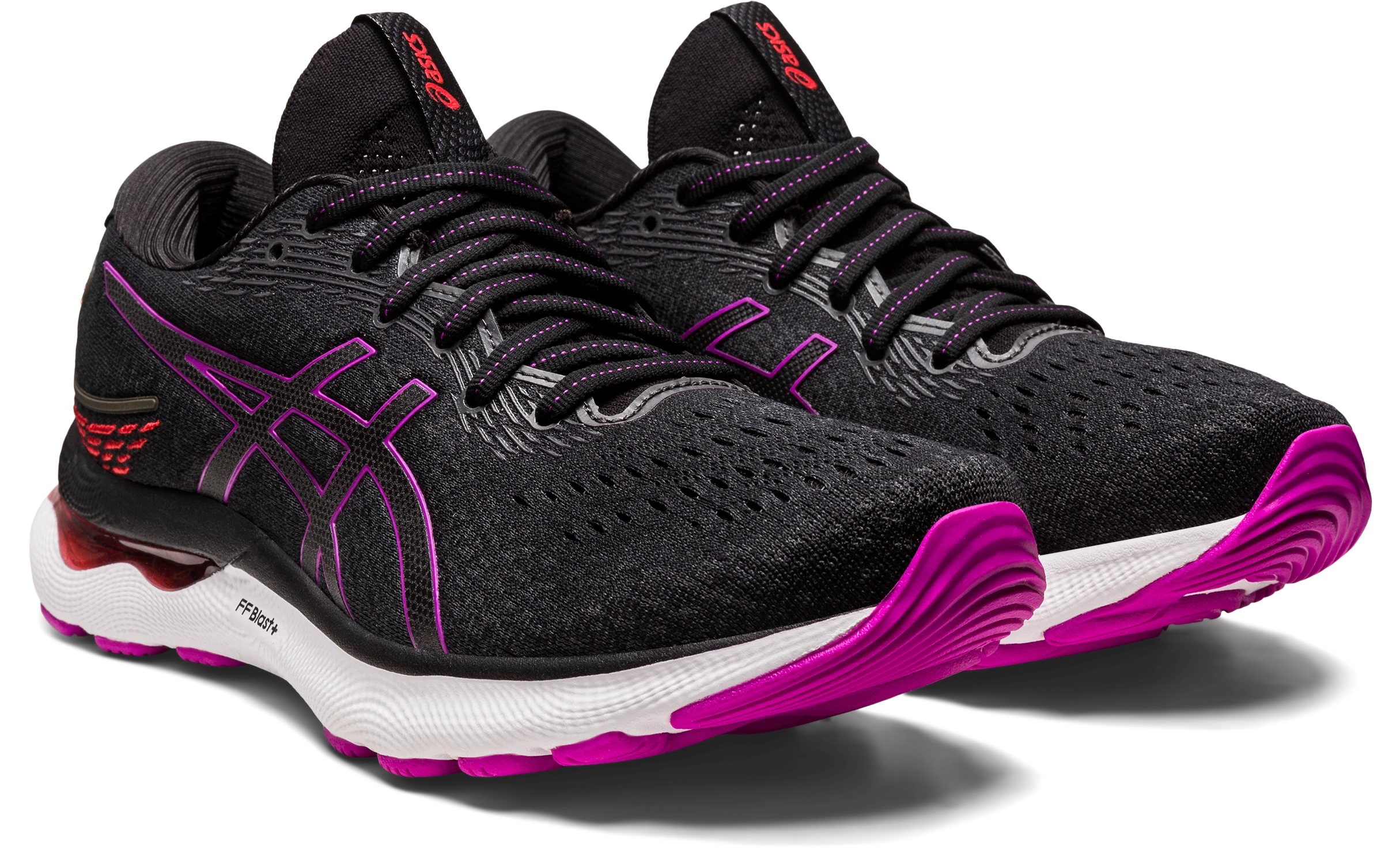Asics Women’s Gel-Nimbus 24 (004 - Black/Orchid) 5 Asics Women’s Gel-Nimbus 24 (004 - Black/Orchid) - Image 3