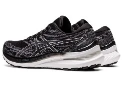 Asics Women's Gel-Kayano 29 (002 - Black/White) -Swiftwick Shop 1012B272 002 SB FL GLB 1024x768