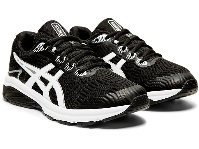 Asics Kid's GT-1000 8 GS (001 - Black/White) 5 Asics Kid's GT-1000 8 GS (001 - Black/White) - Image 3