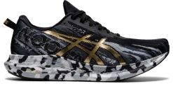 Swiftwick Shop 27 Asics Menâs Gel-Noosa Tri 13 (001 - Black/Pure Gold)