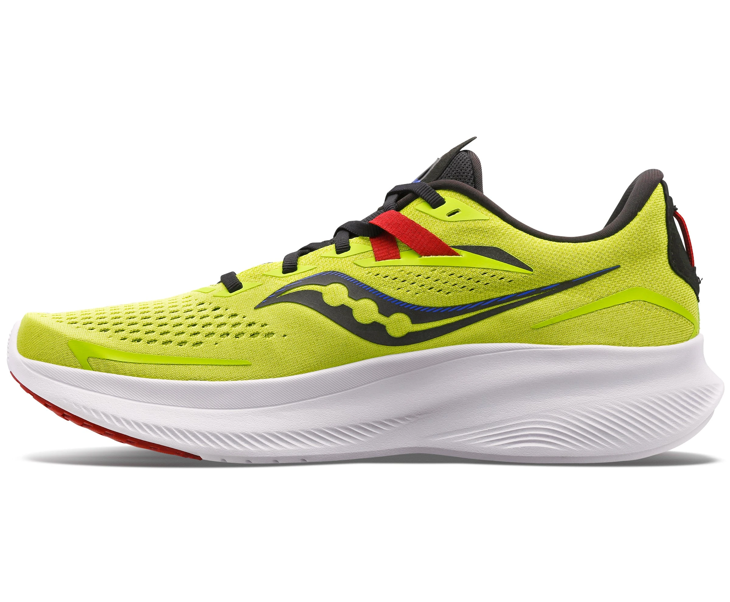 Saucony Men's Ride 15 (25 - Acid Lime/Spice) 4 Saucony Men's Ride 15 (25 - Acid Lime/Spice) - Image 2