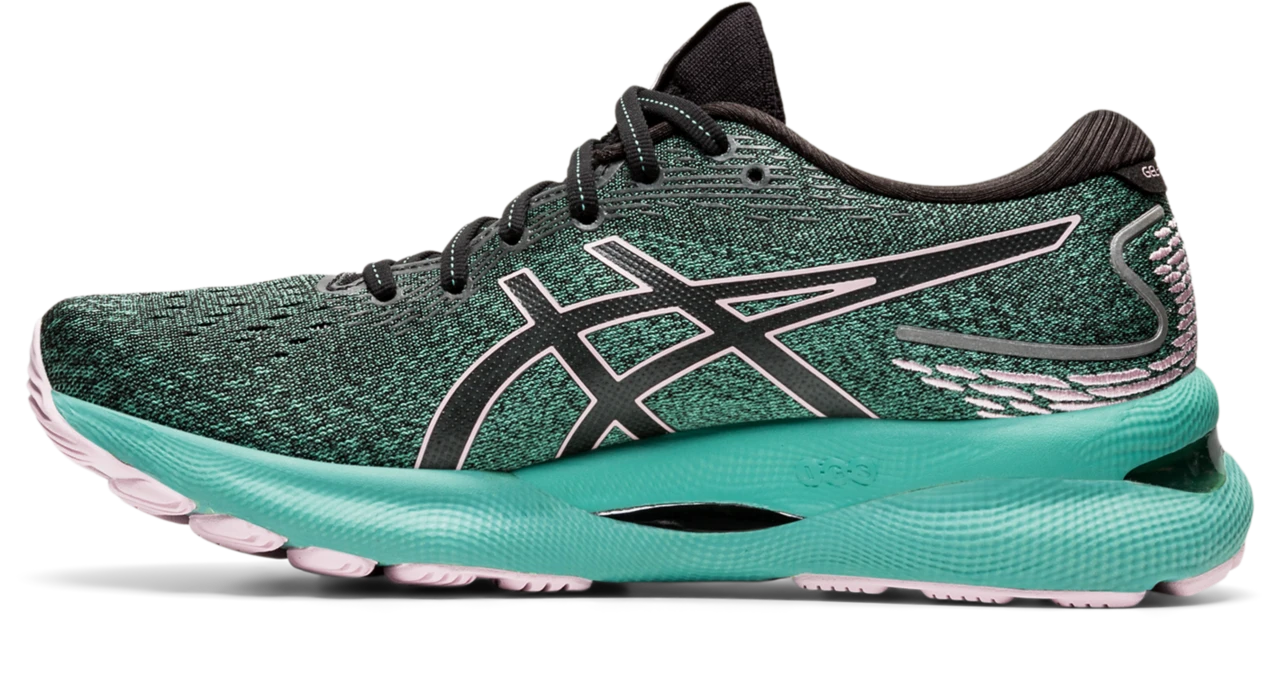 Asics Women’s Gel-Nimbus 24 (003 - Black/Barely Rose) 4 Asics Women’s Gel-Nimbus 24 (003 - Black/Barely Rose) - Image 2
