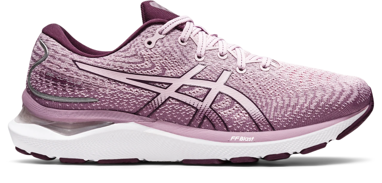Asics Women's Gel-Cumulus 24 (700 - Barely Rose/Deep Plum) 3 Asics Women's Gel-Cumulus 24 (700 - Barely Rose/Deep Plum)