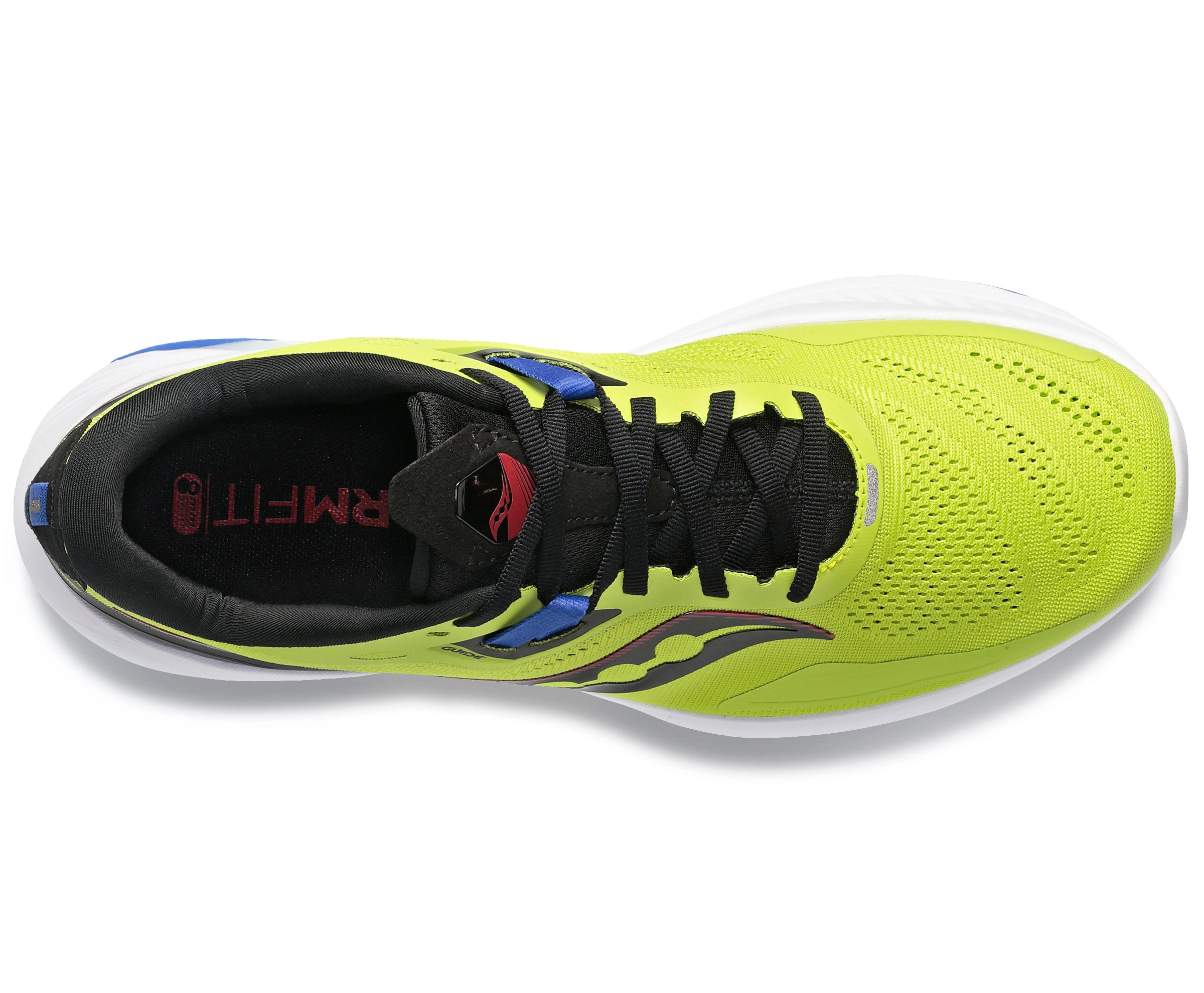 Saucony Men's Guide 15 (25 - Acid/Blue Raz) 4 Saucony Men's Guide 15 (25 - Acid/Blue Raz) - Image 2