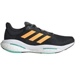 ADIDAS Men’s Solar Glide 5 (Core Black/Flash/Orange/Mint Rush)
