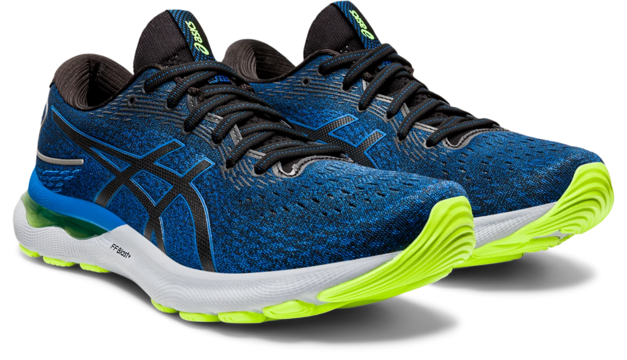 Asics Men’s Gel-Nimbus 24 (003 - Black/Lake Drive) 5 Asics Men’s Gel-Nimbus 24 (003 - Black/Lake Drive) - Image 3