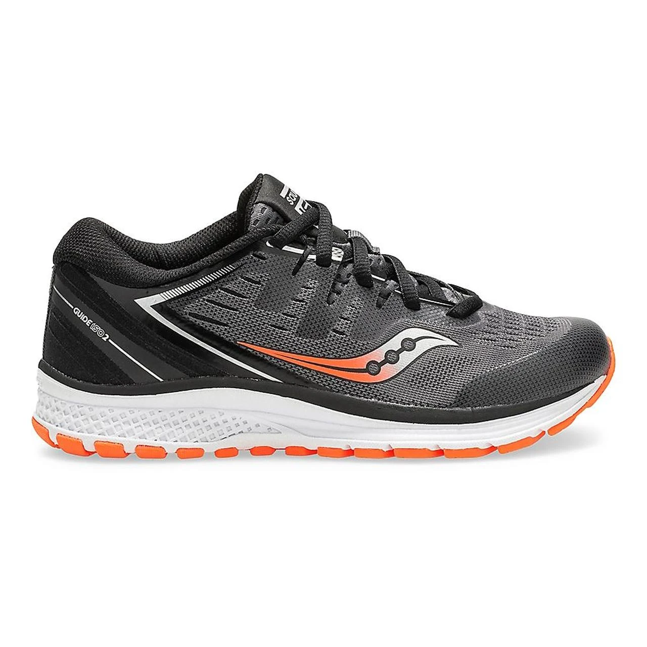 Saucony Kid's Guide ISO 2 (5 - Black/Grey) 3 Saucony Kid's Guide ISO 2 (5 - Black/Grey)