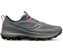 Saucony Womenâs Peregrine 13 GTX (05 - Gravel/Black)