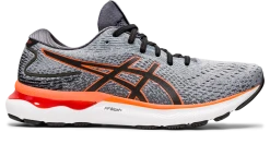 Asics Men’s Gel-Nimbus 24 (020 - Sheetrock/Shocking Orange)