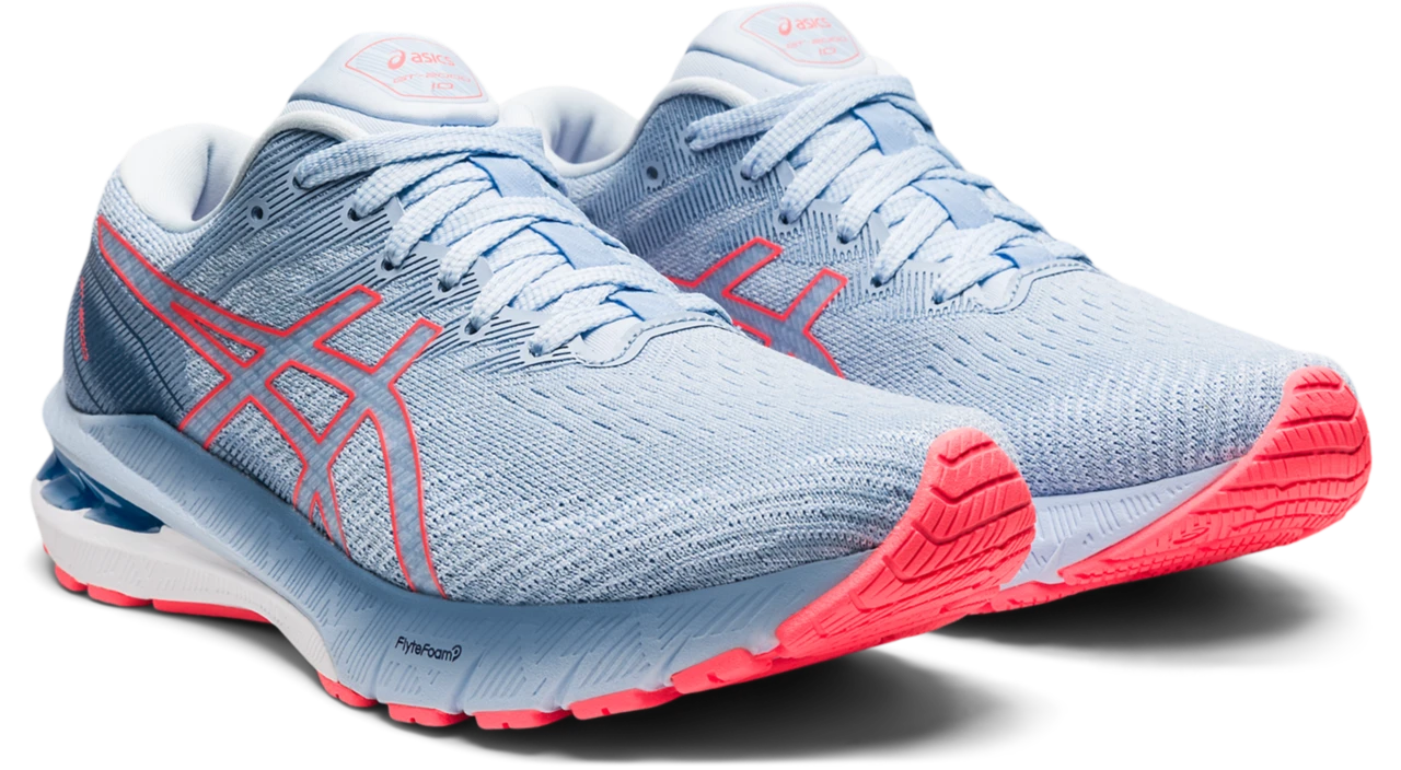 Asics Women’s GT-2000 10 (401 - Mist/Blazing Coral) 5 Asics Women’s GT-2000 10 (401 - Mist/Blazing Coral) - Image 3