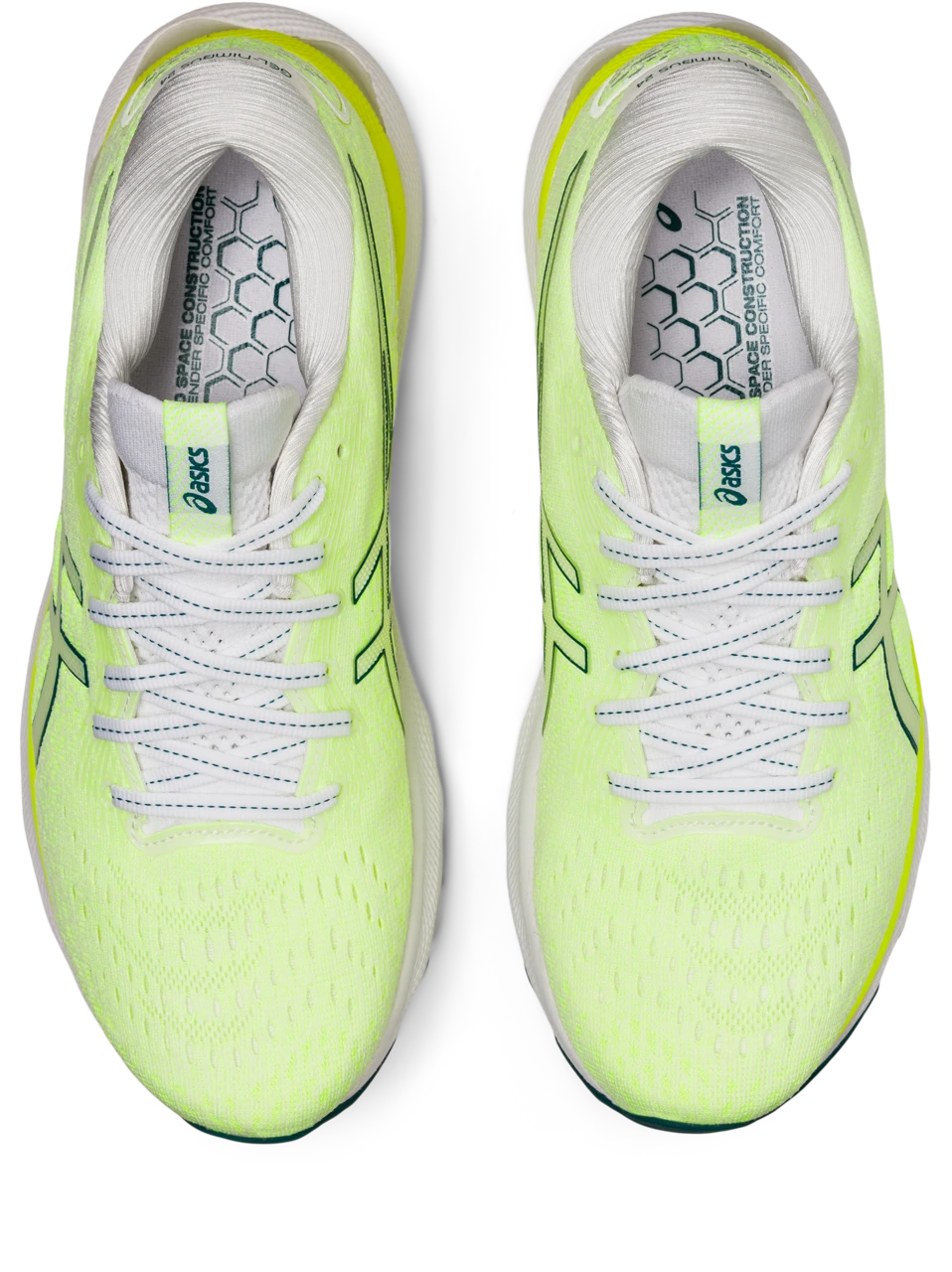 Asics Women’s Gel-Nimbus 24 (102 - White/Velvet Pine) 6 Asics Women’s Gel-Nimbus 24 (102 - White/Velvet Pine) - Image 4
