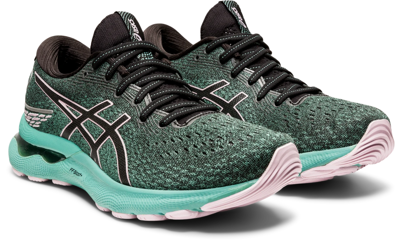 Asics Women’s Gel-Nimbus 24 (003 - Black/Barely Rose) 5 Asics Women’s Gel-Nimbus 24 (003 - Black/Barely Rose) - Image 3