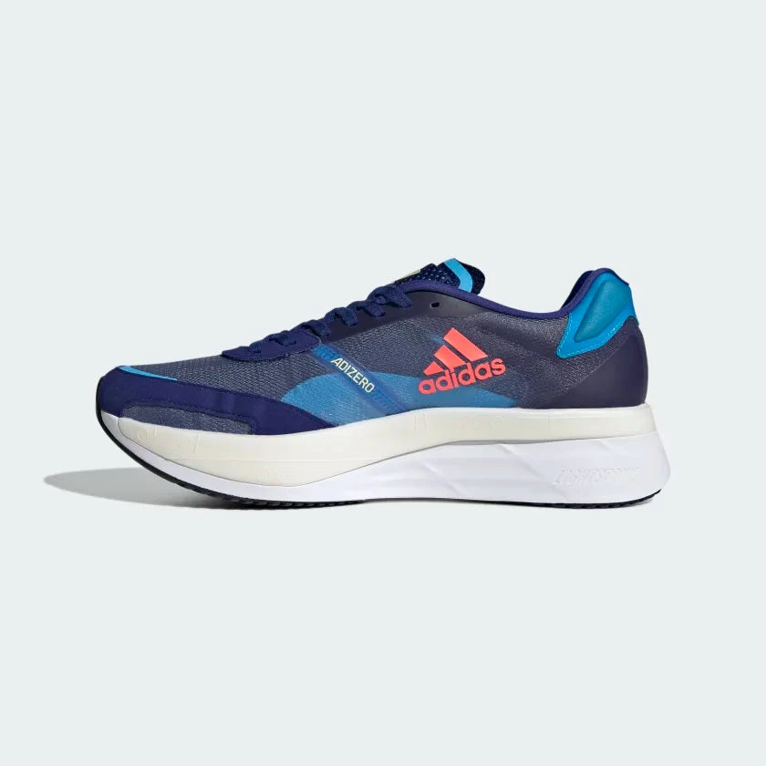 ADIDAS Men's Adizero Boston 10 (Legacy Indigo / Turbo / Sky Rush) 4 ADIDAS Men's Adizero Boston 10 (Legacy Indigo / Turbo / Sky Rush) - Image 2