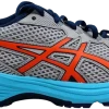 Asics Kid's GT-1000 5 GS (9609 - Midgrey/Flame Orange/Poseidon) 2 Asics Kid's GT-1000 5 GS (9609 - Midgrey/Flame Orange/Poseidon) -Swiftwick Shop C619N 9609 png 750x326
