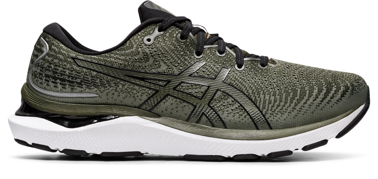Asics Men's Gel-Cumulus 24 (300 - Olive Canvas/Black) 3 Asics Men's Gel-Cumulus 24 (300 - Olive Canvas/Black)