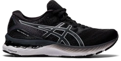 Swiftwick Shop 23 Asics Womenâs Gel-Nimbus 23 (001 - Black/White)