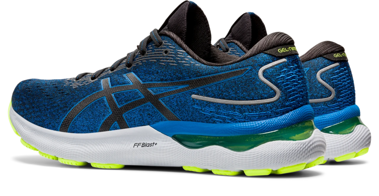 Asics Men’s Gel-Nimbus 24 (003 - Black/Lake Drive) 6 Asics Men’s Gel-Nimbus 24 (003 - Black/Lake Drive) - Image 4