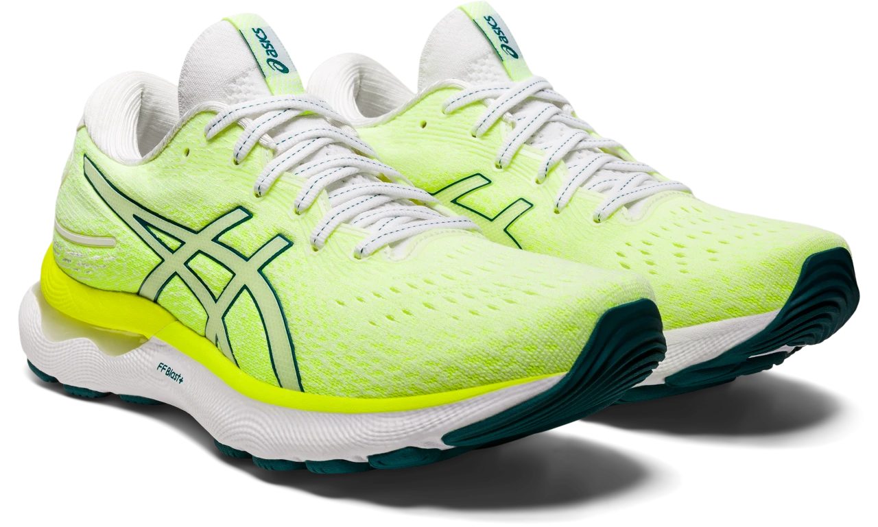 Asics Women’s Gel-Nimbus 24 (102 - White/Velvet Pine) 5 Asics Women’s Gel-Nimbus 24 (102 - White/Velvet Pine) - Image 3