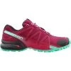 Salomon Women's Speedcross 4 (Beet REd/Electric Green/Black) -Swiftwick Shop L40738100 1l 1000x1000