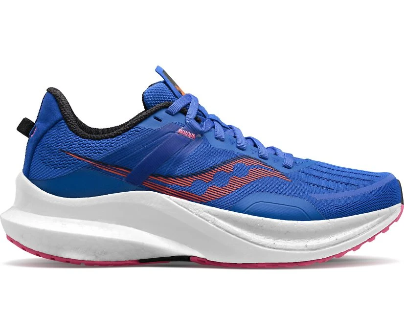 Saucony Women’s Tempus (125 - Blue Raz/Zest) 3 Saucony Women’s Tempus (125 - Blue Raz/Zest)