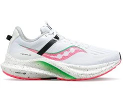 Saucony Womenâs Tempus (86 - White/VIZI Pink)