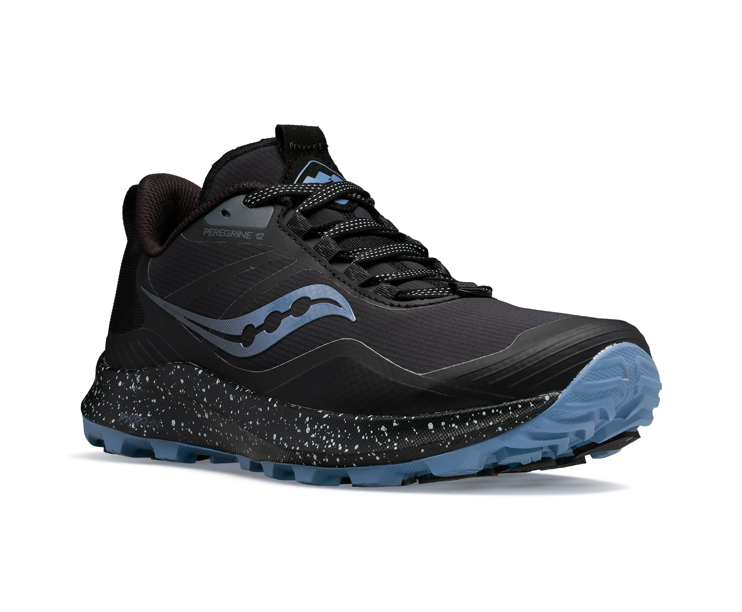 Saucony Women's Peregrine ICE+ 3 (10 - Black/Summit) 4 Saucony Women's Peregrine ICE+ 3 (10 - Black/Summit) - Image 2