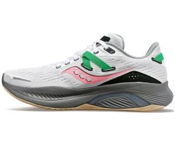 Saucony Women's Guide 16 (85 - White/Gravel) -Swiftwick Shop S10810 85 2 2400x1980