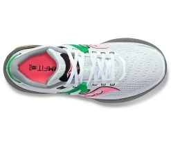 Saucony Women's Guide 16 (85 - White/Gravel) -Swiftwick Shop S10810 85 3 2400x1980