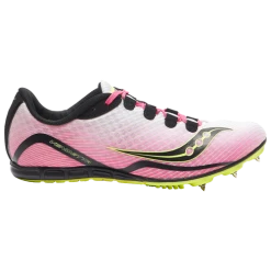 Saucony Womenâs Vendetta (3 - White/Pink)