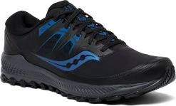 Saucony Men's Peregrine ICE+ (2 - Black/Blue) -Swiftwick Shop S20541 2 5 1962x1186