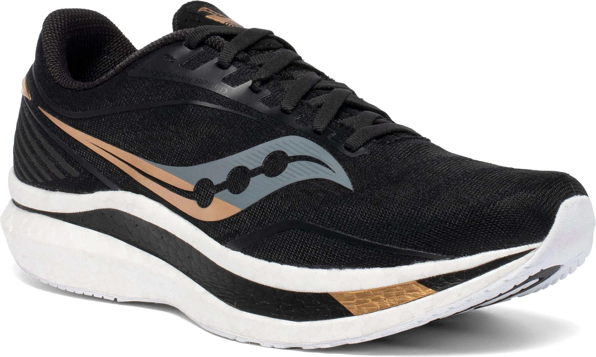 Saucony Men's Endorphin Speed (40 - Black/gold) 5 Saucony Men's Endorphin Speed (40 - Black/gold) - Image 3
