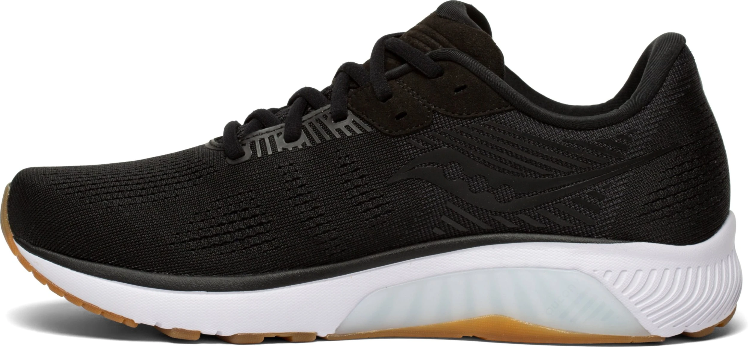 Saucony Men's Guide 14 (12 - Black/Gum) 4 Saucony Men's Guide 14 (12 - Black/Gum) - Image 2
