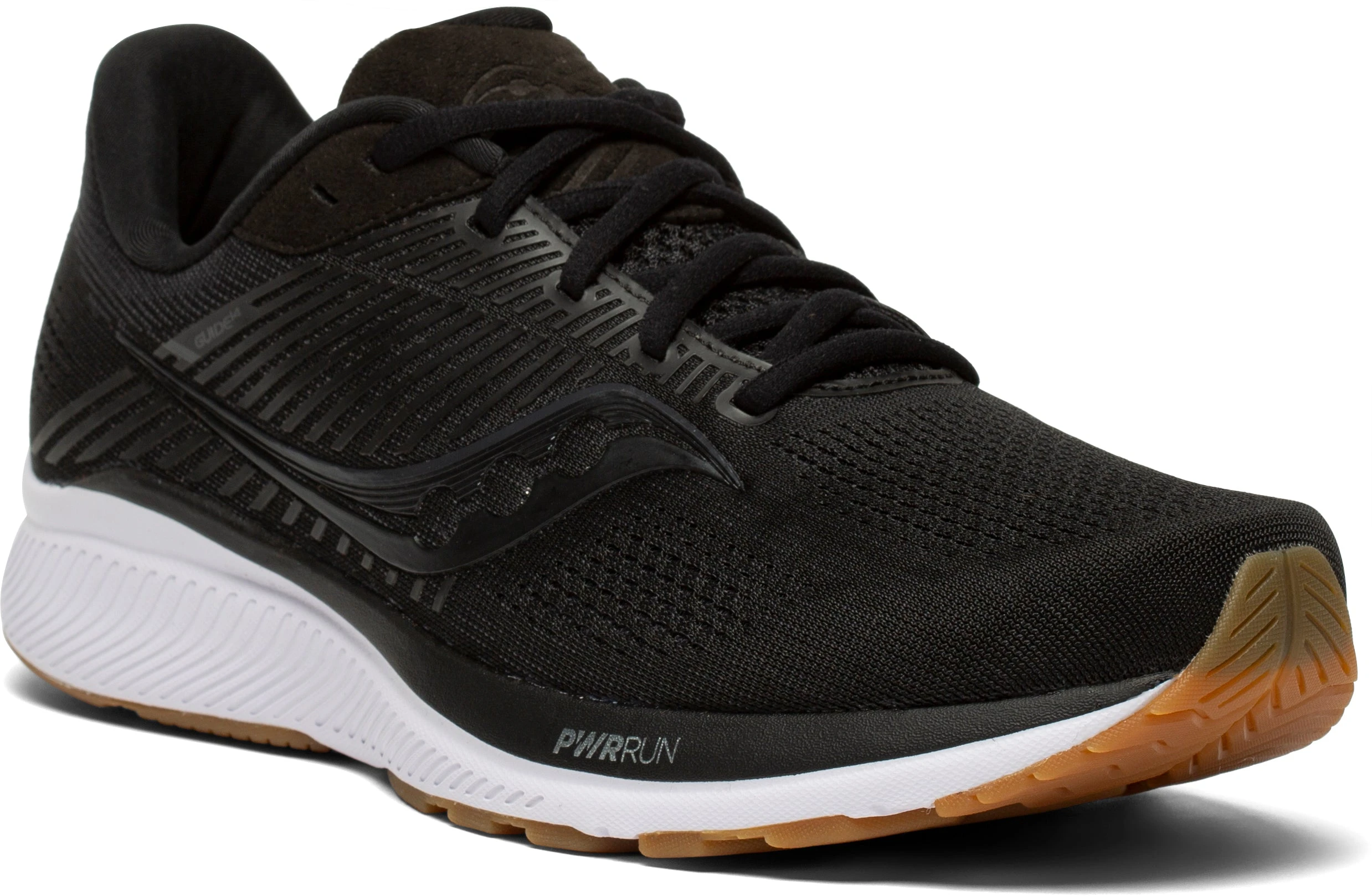 Saucony Men's Guide 14 (12 - Black/Gum) 5 Saucony Men's Guide 14 (12 - Black/Gum) - Image 3