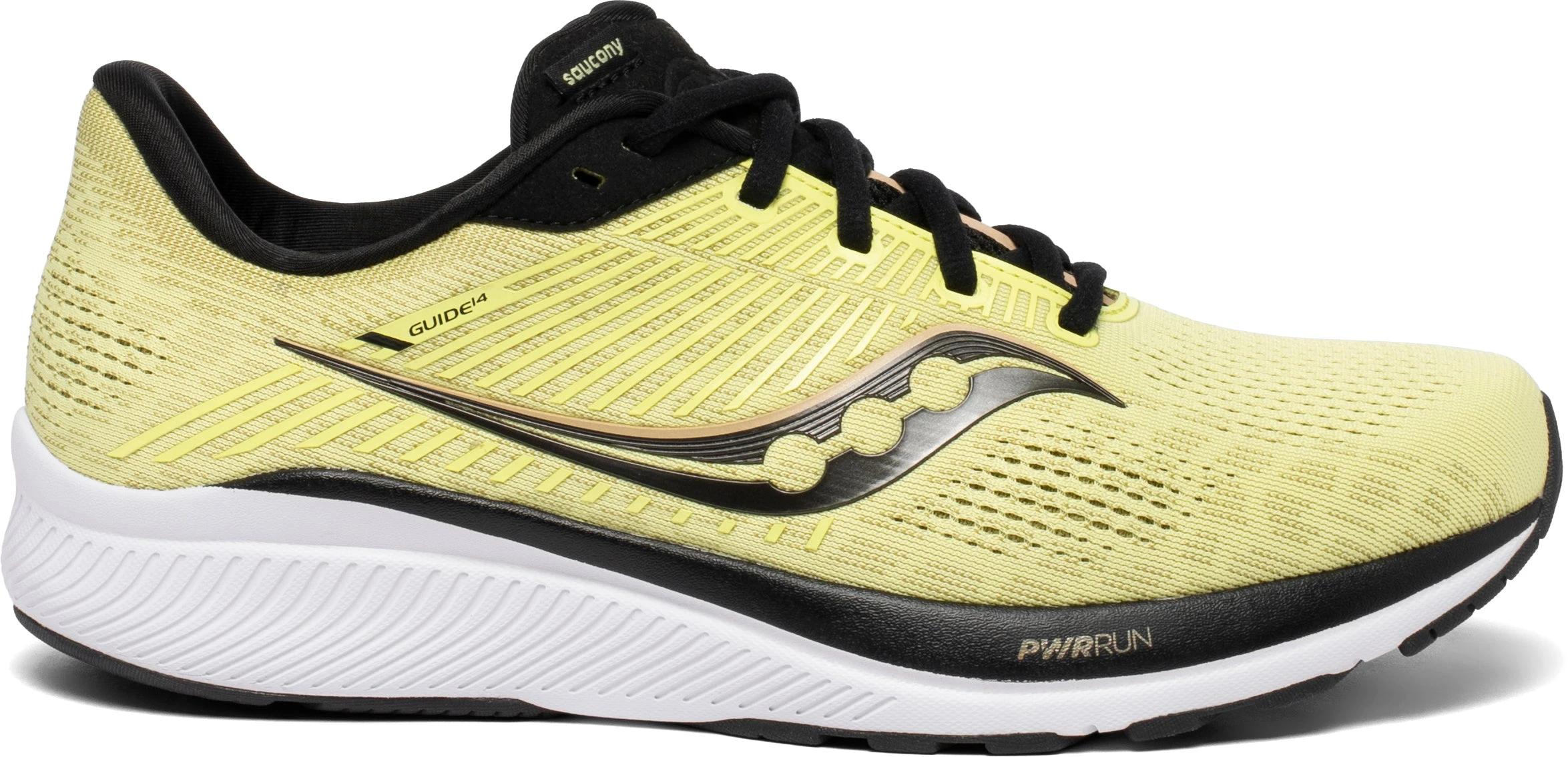 Saucony Men's Guide 14 (35 - Key Lime/Gravel) 3 Saucony Men's Guide 14 (35 - Key Lime/Gravel)