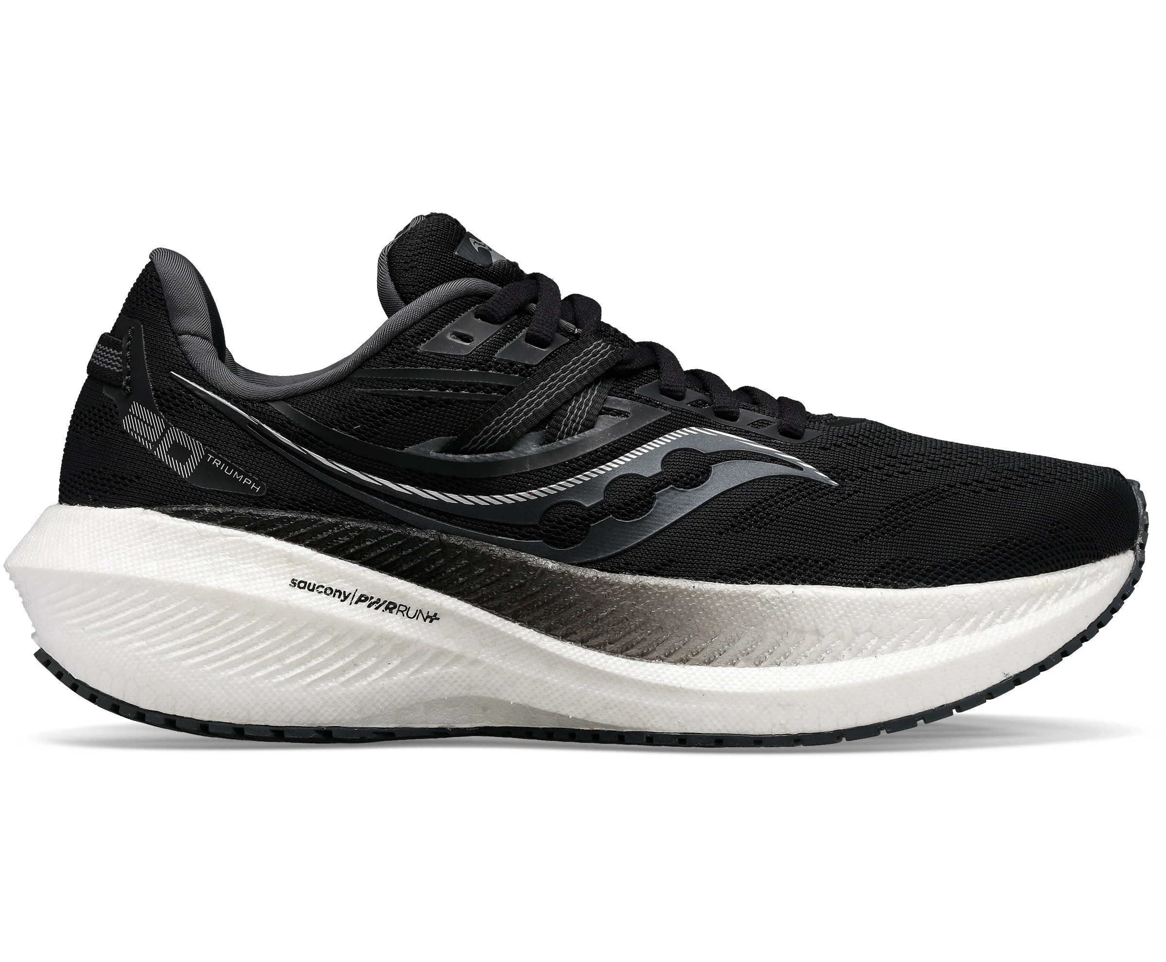 Saucony Men's Triumph 20 (10 - Black/White) 3 Saucony Men's Triumph 20 (10 - Black/White)