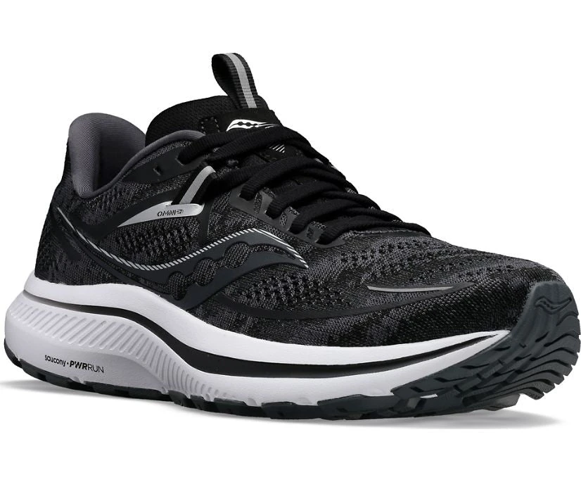 Saucony Men's Omni 21 (10 - Black/White) 7 Saucony Men's Omni 21 (10 - Black/White) - Image 5