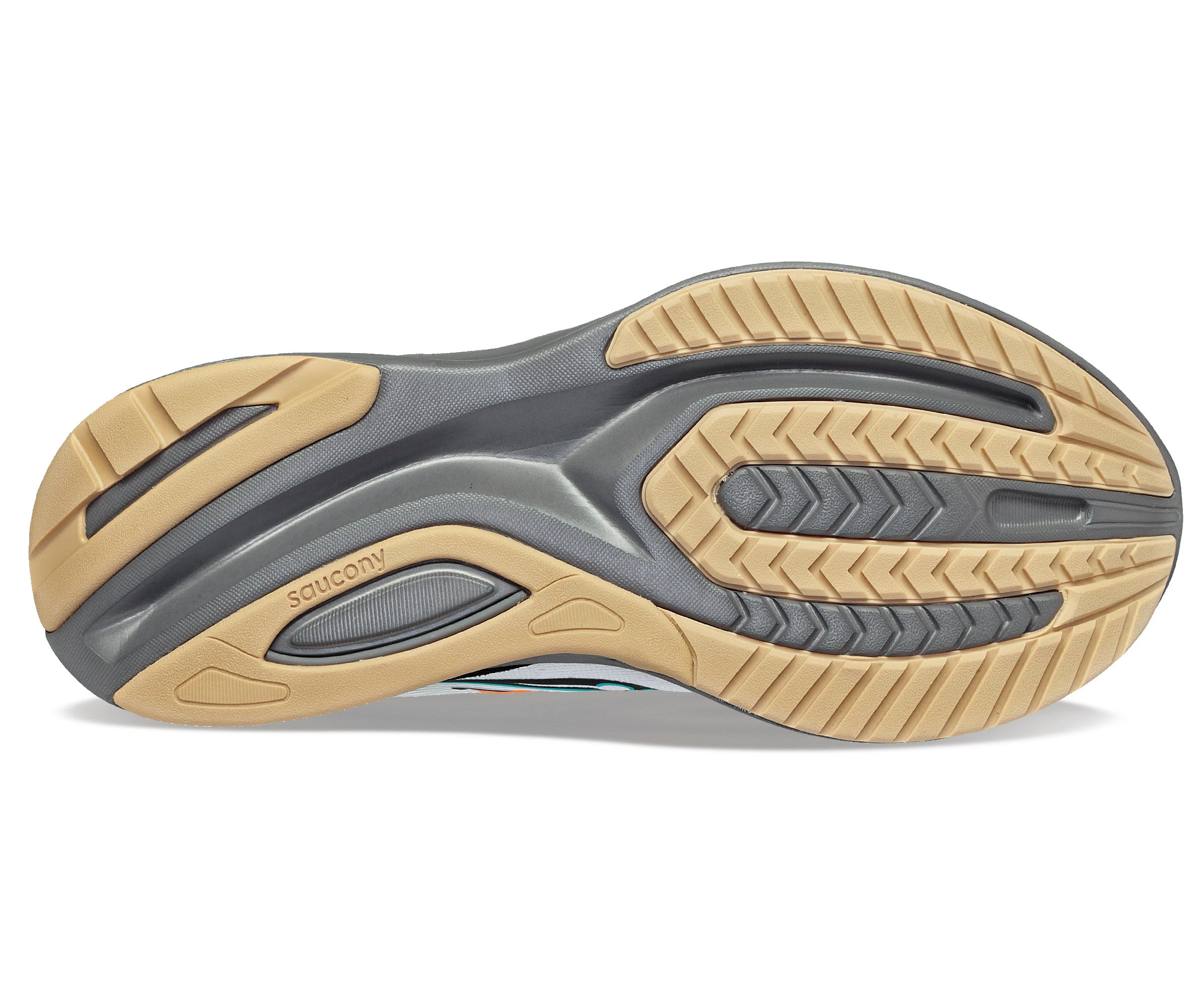 Saucony Men's Guide 16 (85 - White/Gravel) 7 Saucony Men's Guide 16 (85 - White/Gravel) - Image 5