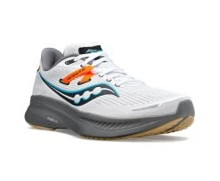 Saucony Men's Guide 16 (85 - White/Gravel) 8 Saucony Men's Guide 16 (85 - White/Gravel) -Swiftwick Shop S20810 85 5 2400x1980