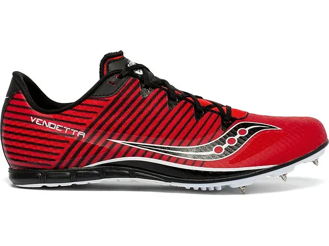 Saucony Men's Vendetta 2 (4 - Red/Black) 3 Saucony Men's Vendetta 2 (4 - Red/Black)